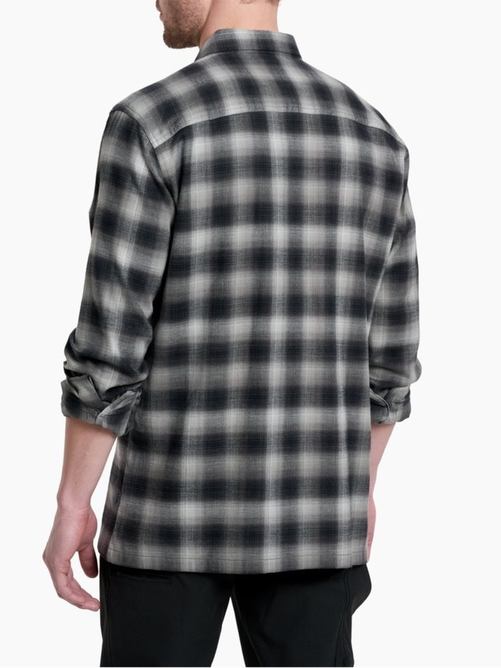 KUHL DILLINGR FLANNEL Classic Casual Everyday Button Up Shirt Gray Medium $99 - Picture 11 of 11